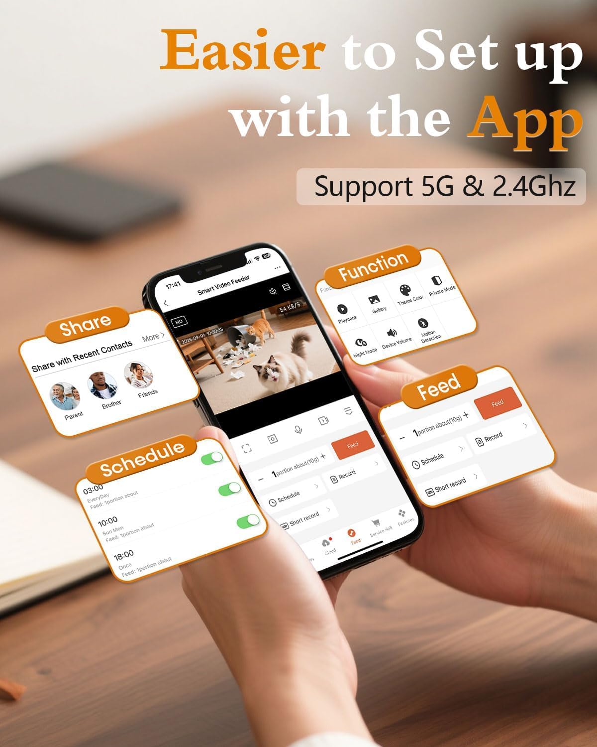 Smart Cat Feeder with Camera