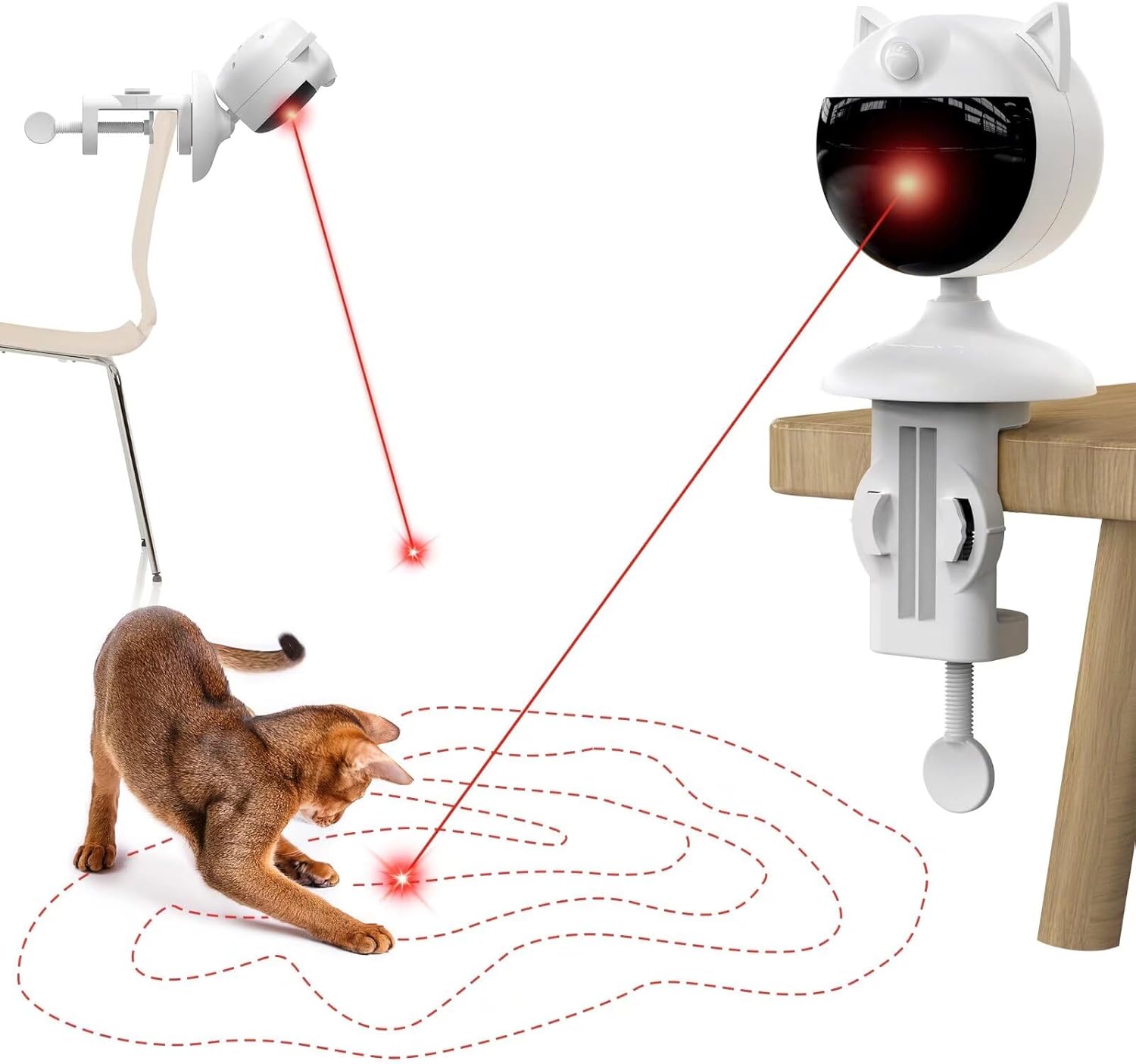 Interactive Laser Cat Toy Hub