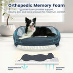 Orthopedic Memory Foam Cat Bed