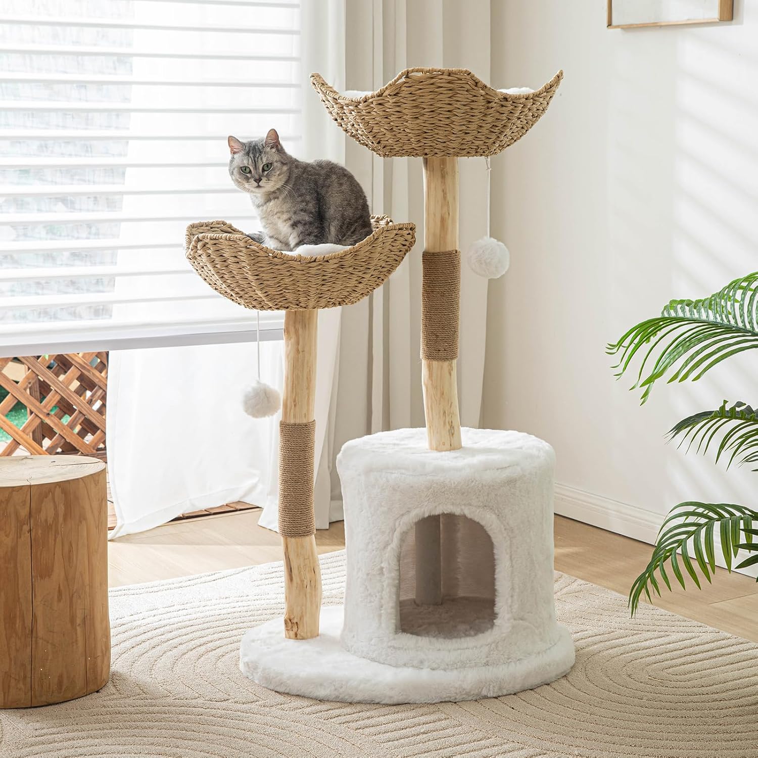 Deluxe Modern Cat Tree Lounge