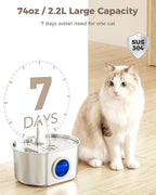 Crystal Fountain Cat Water Dispenser