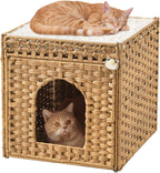 Handcrafted Rattan Cat Bed