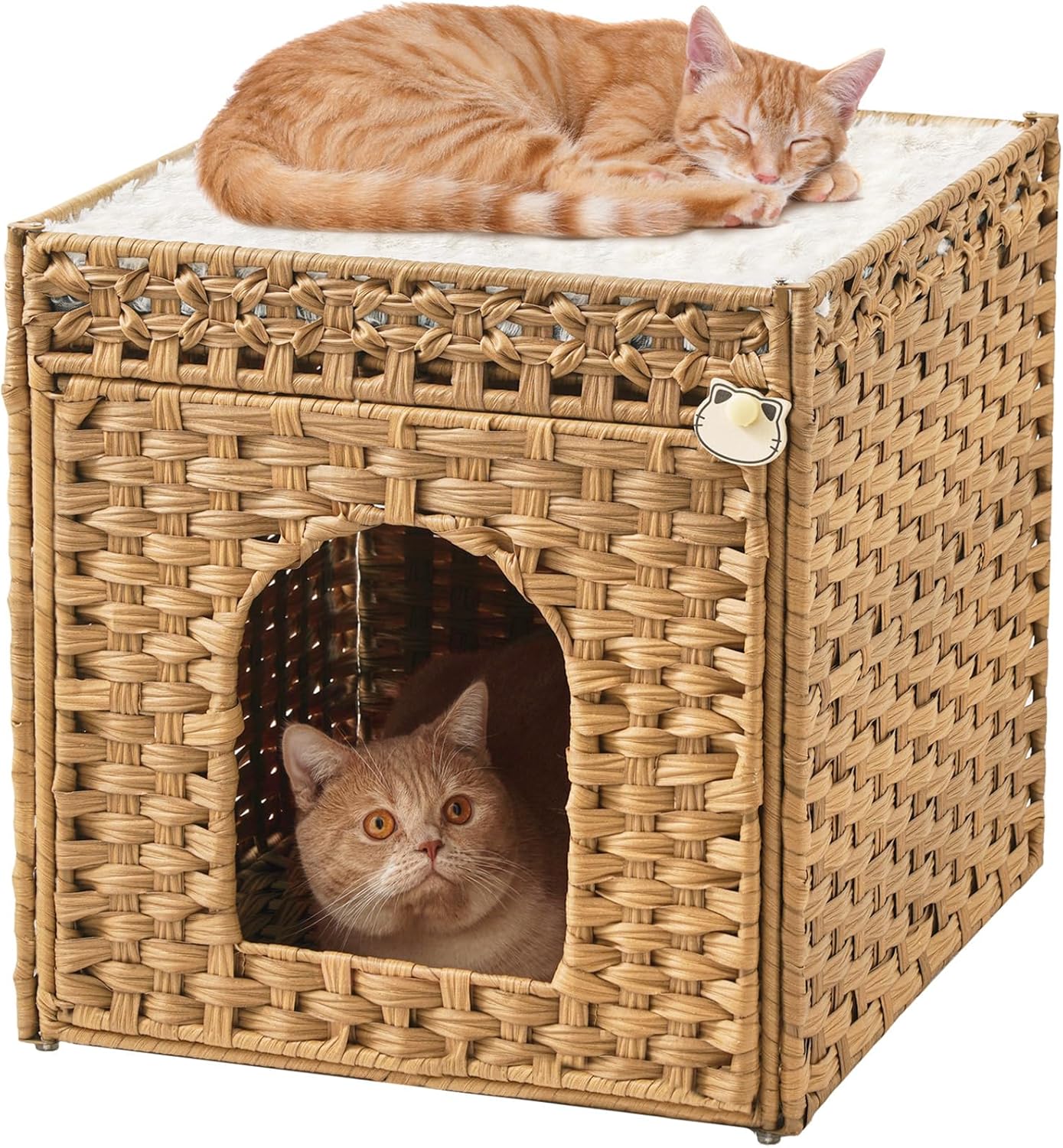 Handcrafted Rattan Cat Bed